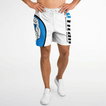 Vibe Athletic Shorts White