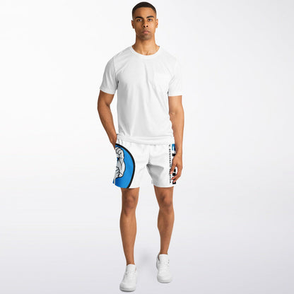 Vibe Athletic Shorts White