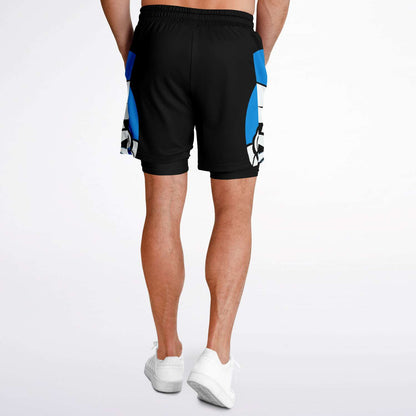 Thrive  2-in-1 Athletic Shorts- Black