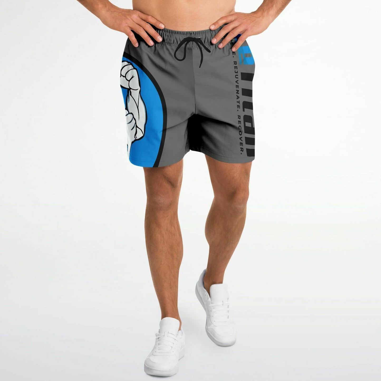 Vibe Athletic Shorts  Grey