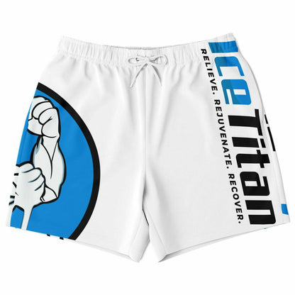 Vibe Athletic Shorts White