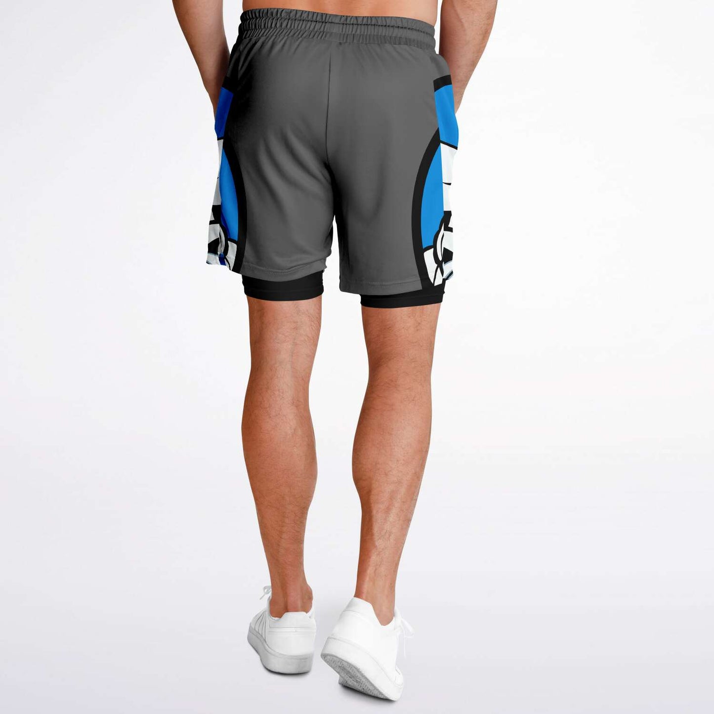 Thrive  2-in-1 Athletic Shorts- Grey